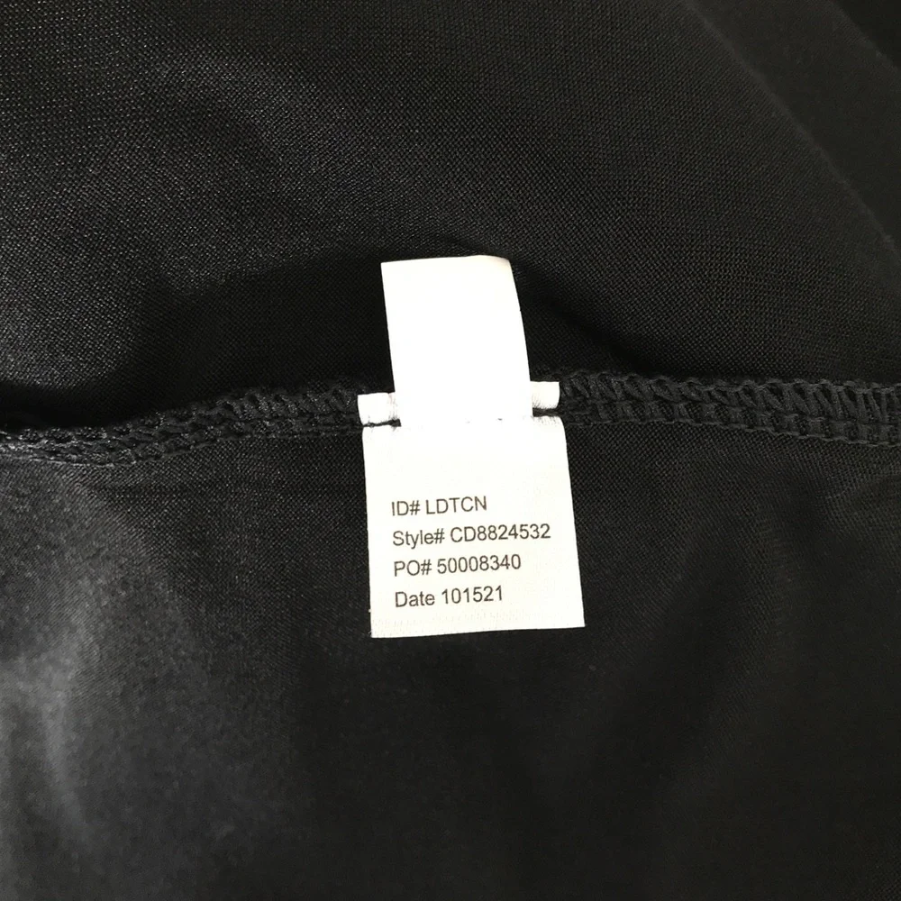 Cuddl Duds Brand solid black v-neck ss soft & stretchy tee top in size XS NWT - Picture 12 of 13